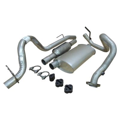 Exhaust Kit for 1993-1995 Jeep YJ Wrangler w/ 2.5L Engine Crown Automotive