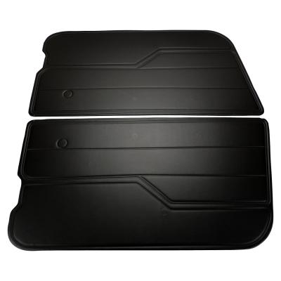 Black Door Panel Set for 1982-1995 CJ-7, CJ-8, & YJ Wrangler w/ Full Steel Doors Crown Automotive