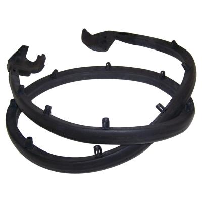 Left Door Weatherstrip for 1987-1995 Jeep YJ Wrangler w/ Half Doors Crown Automotive