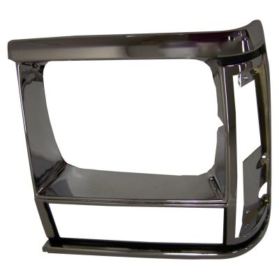 Chrome Headlight Bezel for 1991-96 Jeep XJ Cherokee or 1991-92 MJ Comanche Crown Automotive