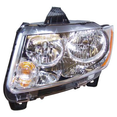 Left Halogen Headlight Assembly for 11-13 Jeep WK Grand Cherokee, Incl. Bulbs Crown Automotive