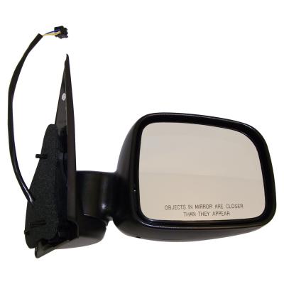 Right Power, Manual Folding Mirror for Jeep 2002-2007 KJ Liberty LHD, Black Crown Automotive