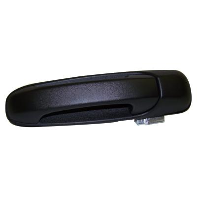 Right Front Door Handle w/o Key Hole for 03-07 Jeep KJ Liberty, Black Textured Crown Automotive