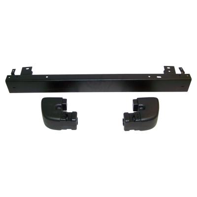 Black Rear Bumper & End Cap Kit for 97-06 Jeep TJ Wrangler, USA Only Crown Automotive