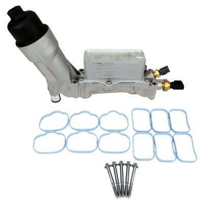 Aluminum Engine Oil Filter & Cooler Ass'y for Misc. 14+ Jeep Models w/ V6 Engine Crown Automotive