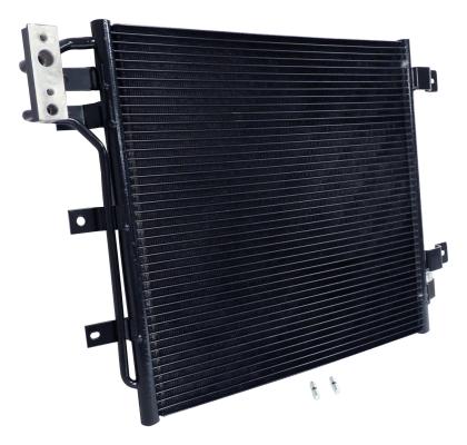 A/C Condenser & Transmission Cooler for 12-18 Jeep JK Wrangler w/ 3.0L, 3.6L Eng Crown Automotive