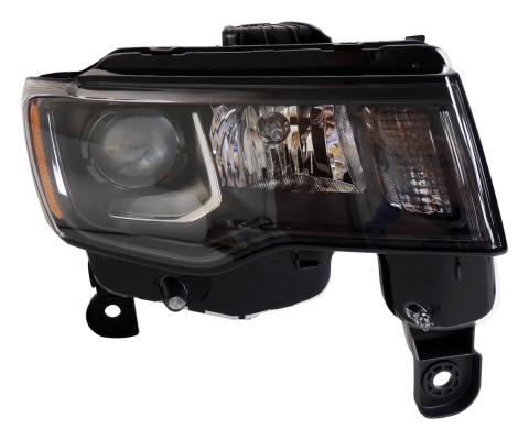 Right Headlight Assembly for 2016-2022 Jeep WK Grand Cherokee w/ Halogen Bulbs Crown Automotive
