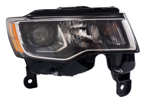 Right Headlight Assembly for 2017-2022 Jeep WK Grand Cherokee w/ Halogen Bulbs Crown Automotive