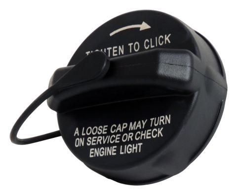 Non-Locking Fuel Cap w/ Tether for Select 2018+ Jeep JL Wrangler & JT Gladiator Crown Automotive