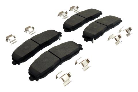 Front Brake Pad Set for 18-20 Jeep JL Wrangler w/ .95 Inch Thick Front Brake Rotors Crown Automotive