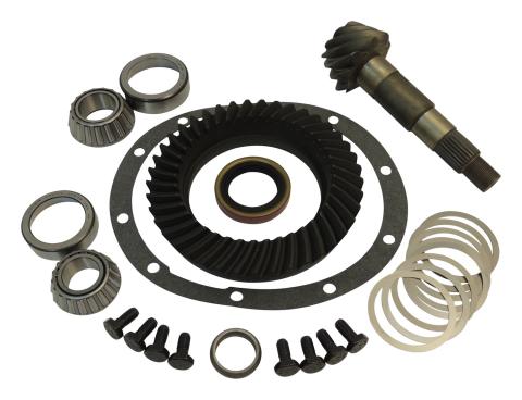 Ring & Pinion Kit for Select Jeep TJ, YJ, XJ, MJ, ZJ, w/ D35 Rear, 4.56 Ratio Crown Automotive