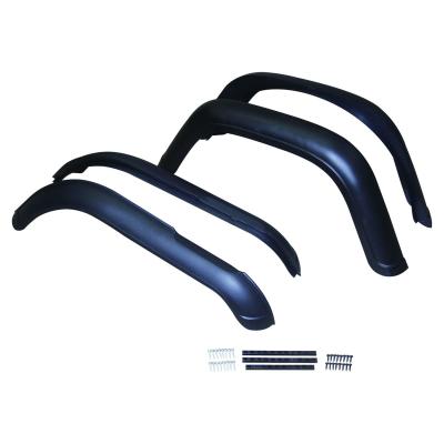 Fender Flare Kit for 1981-1986 Jeep CJ-8, Contains 4 Flares & Hardware Crown Automotive