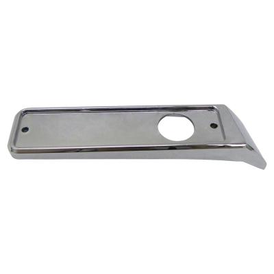 Left Front Chrome Side Marker Lamp Base for 1974-1991 Jeep SJ, J-Series Crown Automotive