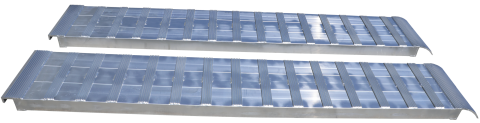 1 Pair Extreme Duty 8 foot Aluminum Loading Ramps 15 Inch x 96 Inch 7K Capacity Per Ramp Gen Y Hitch