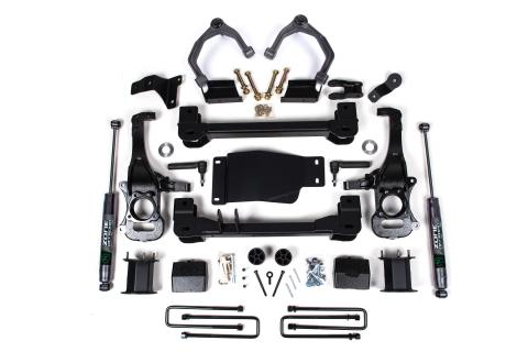19-24 Silverado/Sierra 1500 4WD 6 Inch Lift Kit Fox Adventure Shocks Zone Offroad