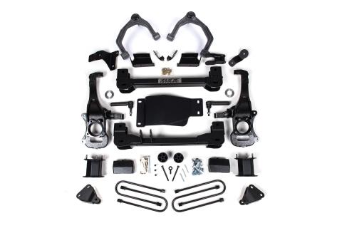 4 Inch Lift Kit for 2025 Silverado/Sierra 1500 Denali High Country 4WD w/ ARC, 3 Inch Rear Block Spacer Front Rear Shock Spacer Zone Offroad