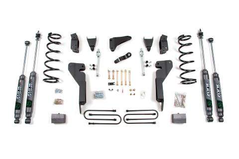 09-13 Dodge RAM 2500/3500 6 Inch Lift With 3.5 Inch Axle Diesel Block With Nitro Shocks Zone Offroad
