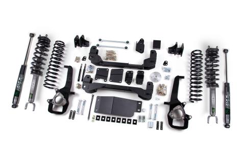 2012 Dodge 1500 6 Inch Front 3 Inch Rear Strut Spacer Lift Kit With Nitro Shocks Zone Offroad