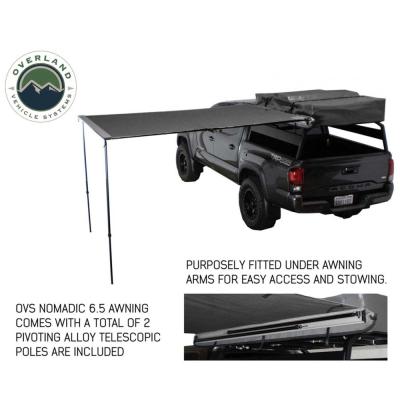 Nomadic Awning 2.0 - 6.5' with Black Cover Overland Vehicle Systems