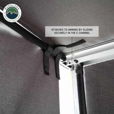 Overland Vehicle Systems Nomadic 6.5 inch Awning Shade Wall Overland Vehicle Systems