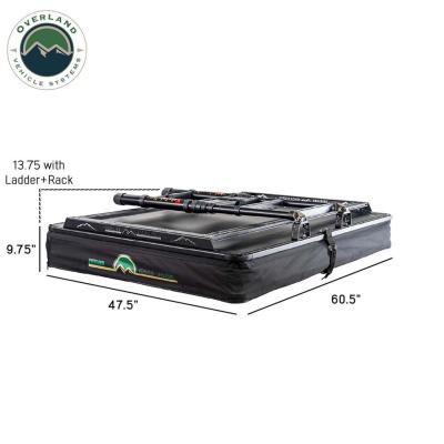 XD Sherpa S2S - Soft Sided Roof Top Tent, 2 Person, Grey Body and Black Rainfly Overland Vehicle Systems