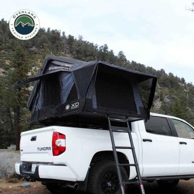 XD Everest 2 - Cantilever Aluminum Roof Top Tent, 2 Person, Grey Body and Black Rainfly Overland Vehicle Systems