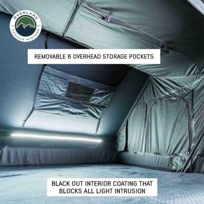 XD Everest 2 - Cantilever Aluminum Roof Top Tent, 2 Person, Grey Body and Black Rainfly Overland Vehicle Systems