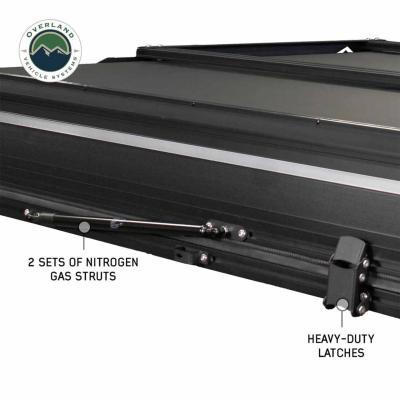 XD Everest 2 - Cantilever Aluminum Roof Top Tent, 2 Person, Grey Body and Black Rainfly Overland Vehicle Systems