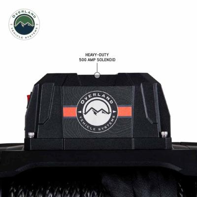 SCAR 12 - 12,000 lb. Winch With Steel Cable and Wireless Remote Overland Vehicle Systems