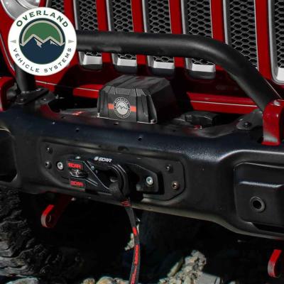 SCAR 12 - 12,000 lb. Winch With Steel Cable and Wireless Remote Overland Vehicle Systems