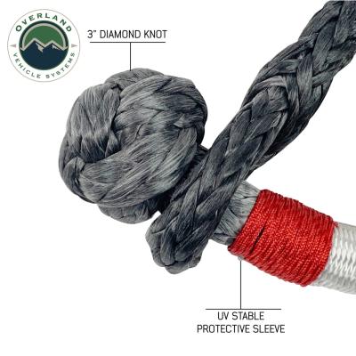 Soft Shackle Recovery 41,000 lb. With Loop & Abrasive Sleeve Overland Vehicle Systems