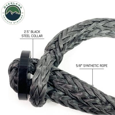 Shop Overland Vehicle Systems 7/16 Inch Soft Shackle With Collar Overland Vehicle Systems