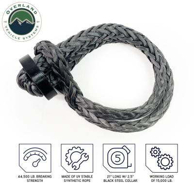 Shop Overland Vehicle Systems 7/16 Inch Soft Shackle With Collar Overland Vehicle Systems