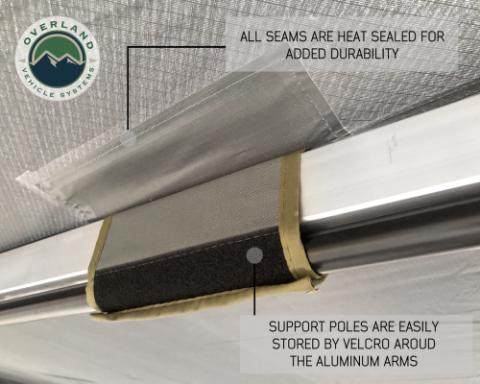 Freestanding 180 Degree Awnings For Mid - High Roofline Vans Overland Vehicle Systems