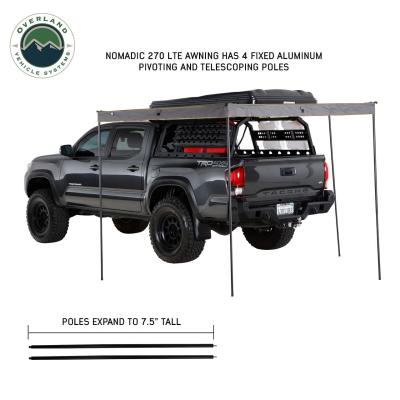 Nomadic 270 LTE Driver Side 270 Degree Awning Premium Overland Vehicle Systems