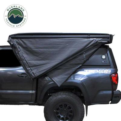 XD Nomadic 270 - Awning W/Lights and Black Out , Driver Side, Black Body, Black Trim and Black Travel Cover Overland Vehicle Systems