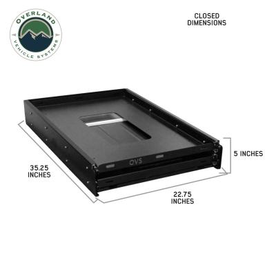 Large Refrigerator Tray and Sink Organizer Overland Vehicle Systems