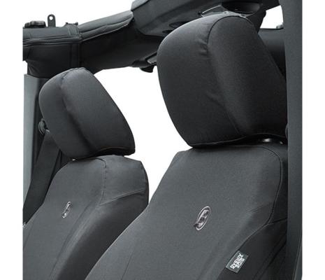 Jeep Wrangler Seat Covers For Jeep 2013-2018 Wrangler JK 4 Door Front Premium Vinyl Fabric Black Diamond Bestop