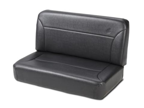 Jeep Seats Trailmax II Fixed-Back Rear Bench Seat For Jeep 1955-1983 CJ5 Black Crush Bestop