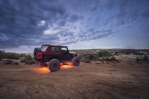 LED Dome Light w/Switch Baja Amber Baja Designs