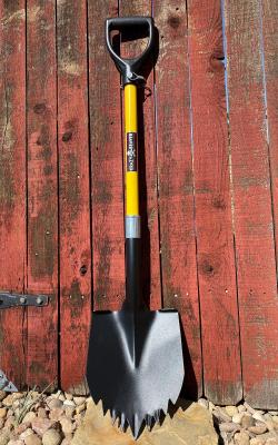 Shovel Black Textured Head/Yellow Handle Krazy Beaver
