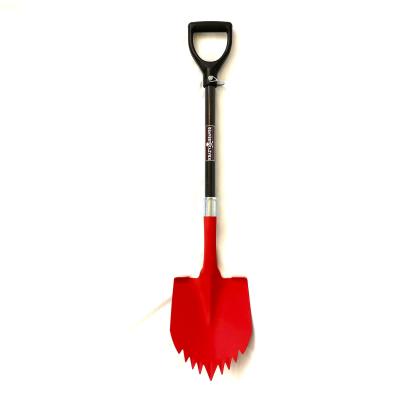 Shovel Red Textured Head/Black Handle Krazy Beaver