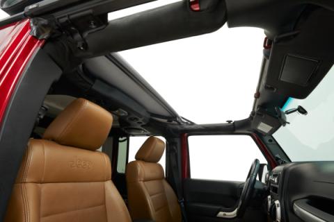 Jeep Wrangler Soft Top Sunrider for Hardtop For Jeep 2007-2018 Wrangler JK Black Diamond Bestop