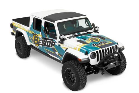 Jeep Gladiator Soft Top Sunrider for Hardtop For Jeep 2020-2024 Gladiator Black Diamond Bestop