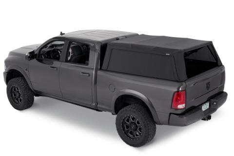 Supertop Truck Bed Cap 2 For Supertop for Truck 2 - '19-2024 Ram 1500 5.7 Foot Black Diamond PVC Coated Sailcloth No Drill Bestop