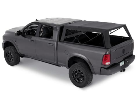 Supertop Truck Bed Cap 2 For Supertop for Truck 2 - '19-2024 Ram 1500 5.7 Foot Black Diamond PVC Coated Sailcloth No Drill Bestop