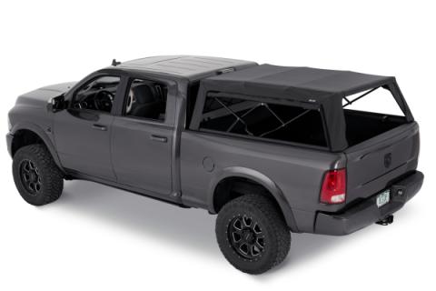 Supertop Truck Bed Cap 2 For Supertop for Truck 2 - '19-2024 Ram 1500 5.7 Foot Black Diamond PVC Coated Sailcloth No Drill Bestop
