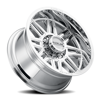 Aluminum Wheels 20x9 Split 948C Chrome 0 Offset 5 on 127 Bolt Pattern 78.1 Bore Raceline