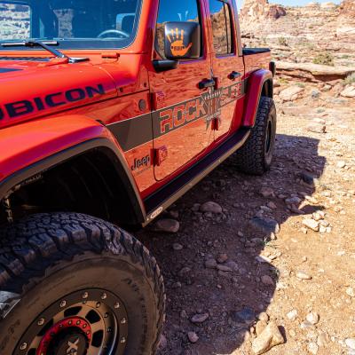 JT Gladiator Side Step Sliders For 20-23 Jeep Gladiator Extensions Sub Part Rock Slide Engineering