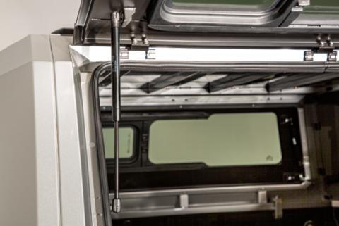 F-150 Truck Bed Cap SmartCap EVOa Adventure Matte Black For 21-24 Ford F-150 5.5 Foot Short Bed SmartCap